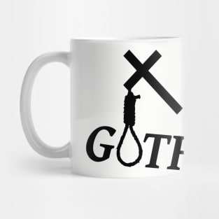 Goth hangs on the cord, Gothic fashion Mug